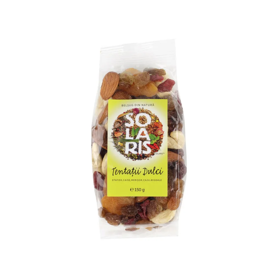 SOLARIS FRUCTE USCATE TENTATII DULCI 150G