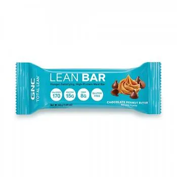 Baton proteic cu fibre, ciocolata si unt de arahide Lean Bar, 48g, GNC