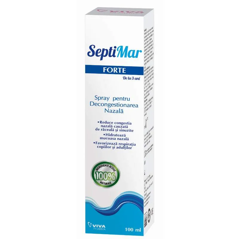 SEPTIMAR FORTE APA DE MARE HIPERTONA SPRAY X 100ML