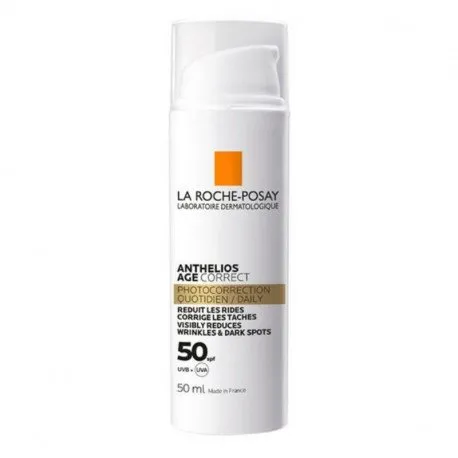 La Roche Posay ANTHELIOS Age Correct SPF50 cu actiune anti foto-imbatranire, 50ml