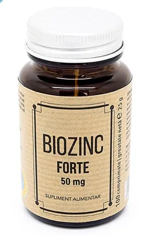 Biozinc Forte 50mg x 100 comprimate -Lab.Remedia