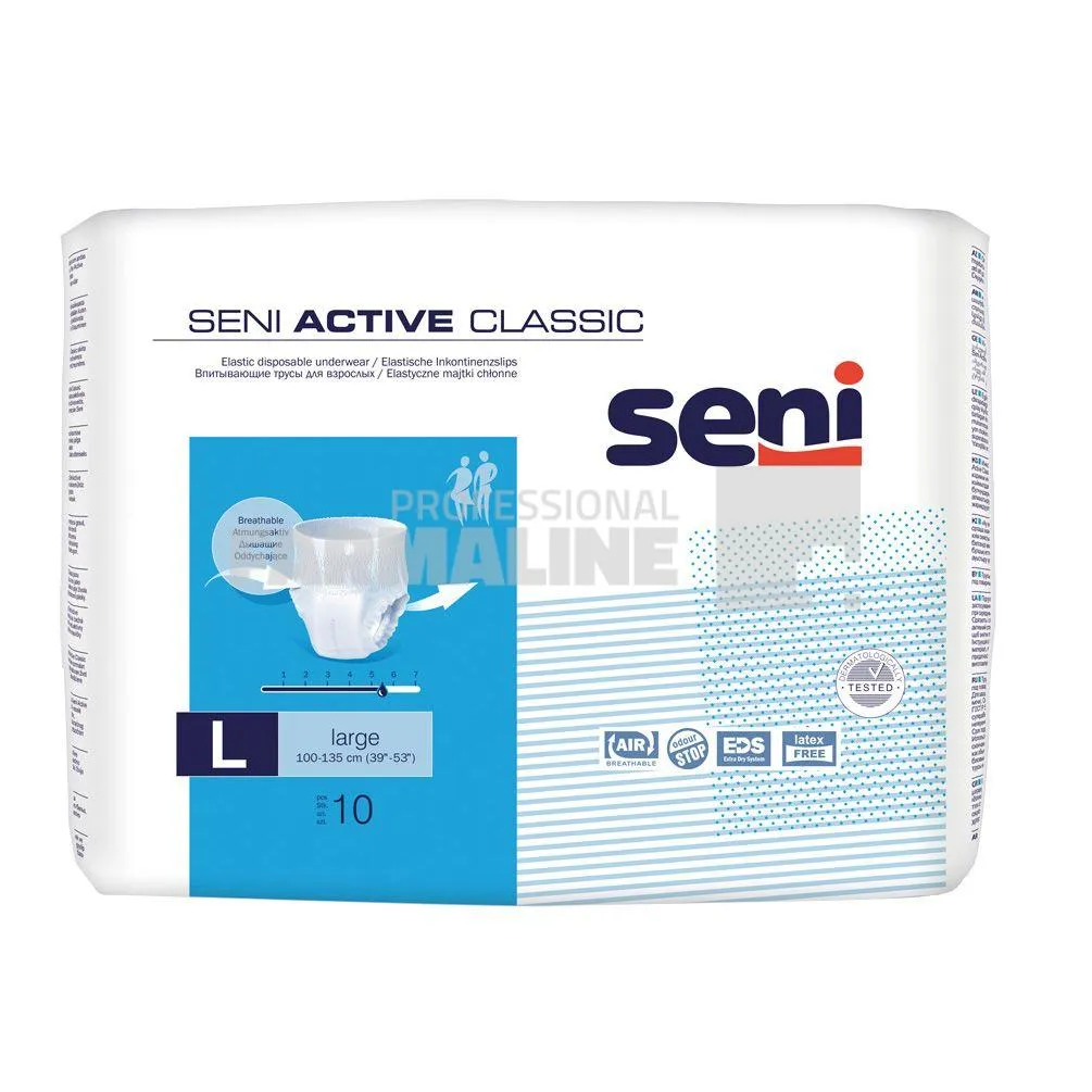 Seni Active Classic Chilot pentru incontinenta L 10 bucati