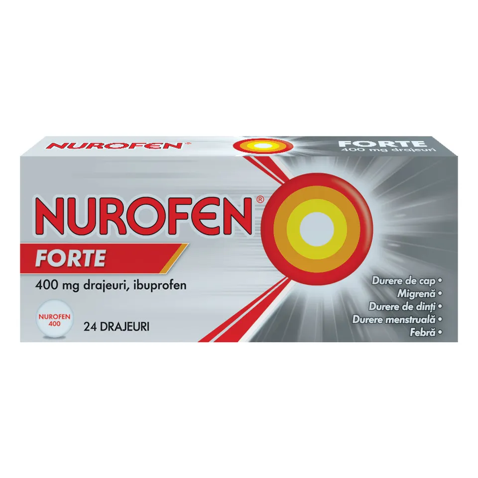 NUROFEN FORTE 400MG X 24 DRAJEURI