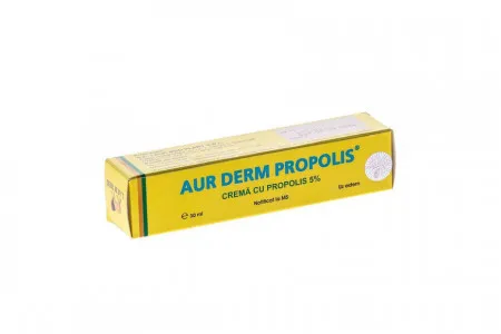 AurDerm crema cu propolis, 30 ml, LaurMed