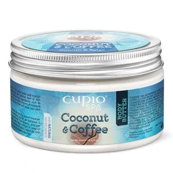 Unt de corp Organic SPA Cocos & Cafea, 250ml, Cupio