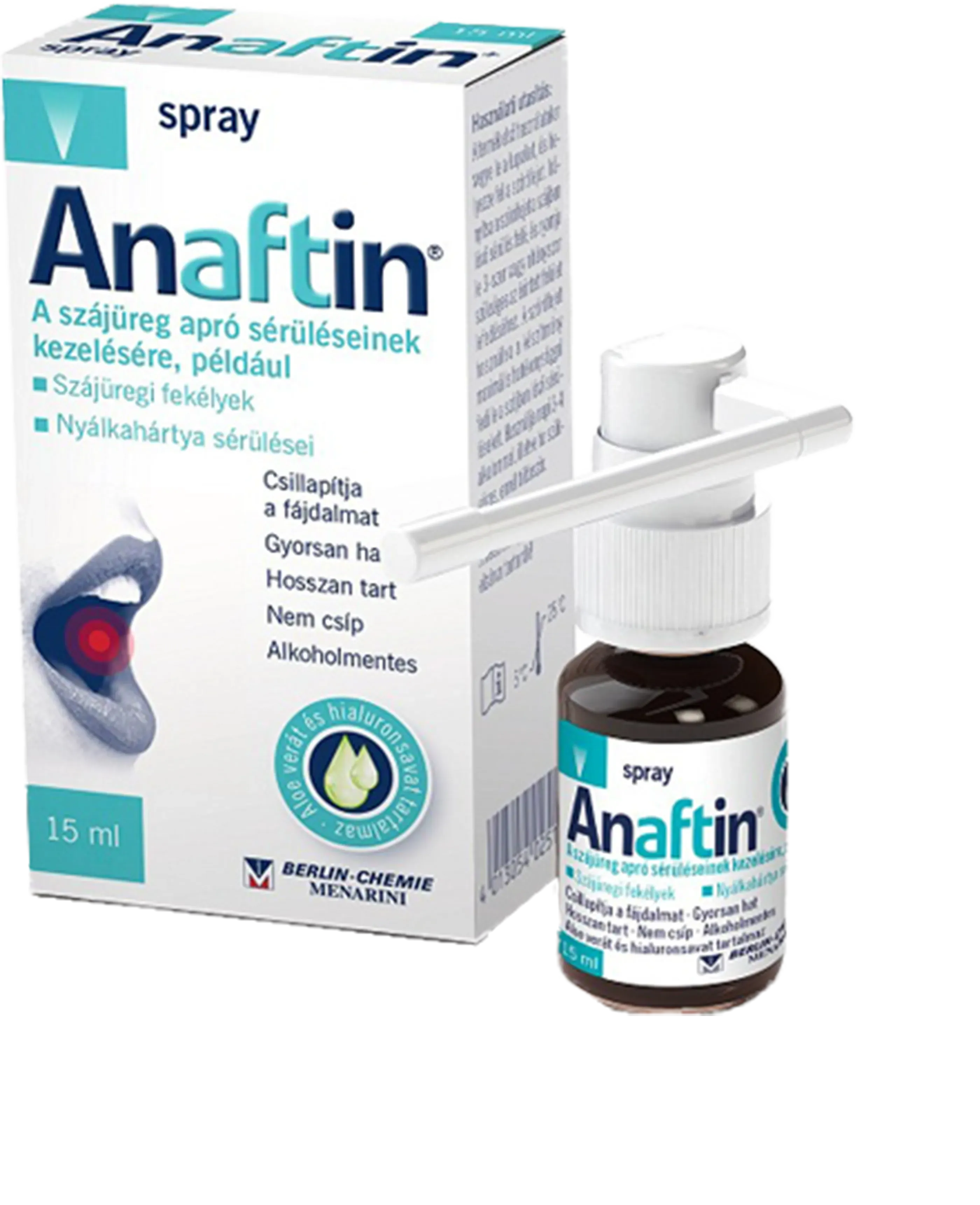 Anaftin Spray 1.5% leziuni bucale si afte x 15ml