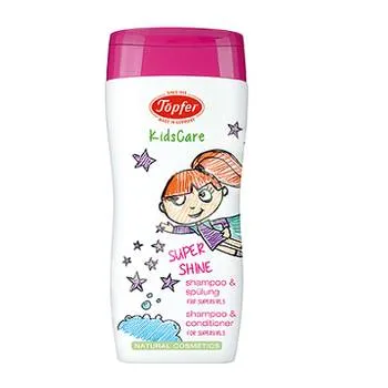 Sampon si balsam pentru fetite Super Shine KidsCare, 200ml, Topfer