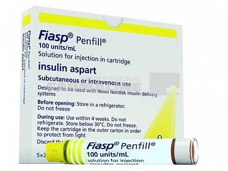 Fiasp 100 unitati/ml solutie injectabila in flacon