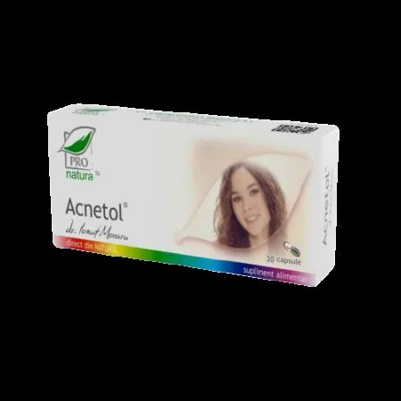 Acnetol, 30 capsule, Pro Natura