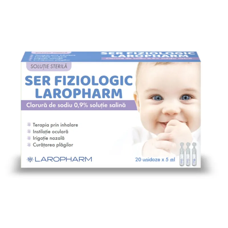 Ser Fiziologic Laropharm 5 ml x 20 unidoze