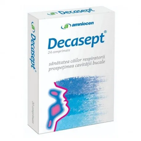 Decasept, 24 comprimate