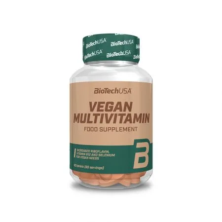 Vegan multivitamin, 60 tablete, BioTech USA