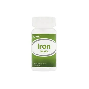 Fier Iron 18mg, 100 tablete, GNC