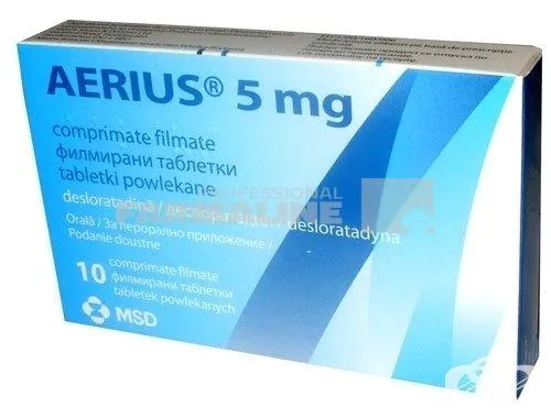 AERIUS 5mg x 10 COMPR. FILM. 5mg MERCK SHARP&DOHME LT