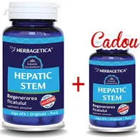 HERBAGETICA Hepatic Stem 60cps + 10cps cadou