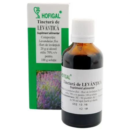 Tinctura de Levantica, 50 ml, Hofigal