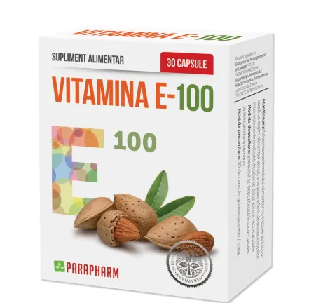 Vitamina E 100mg x 30cps (Parapharm)