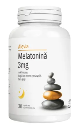 Melatonina 3mg 30cps (Alevia)