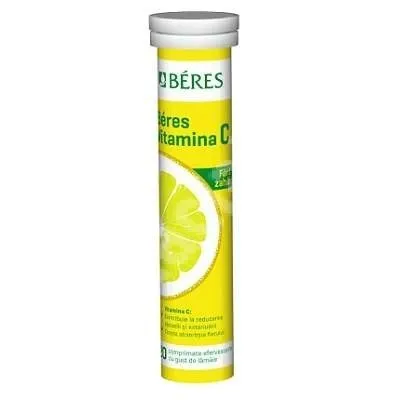 BERES VITAMINA C 20 COMPRIMATE EFERVESCENTE