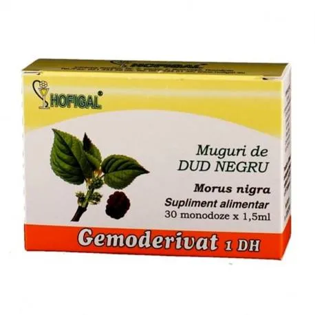 HOFIGAL Gemoderivat Muguri de dud negru, 30 monodoze