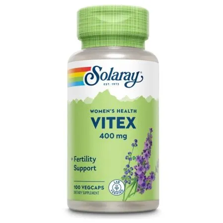 Vitex Solaray, 400 mg, 100 capsule, Secom