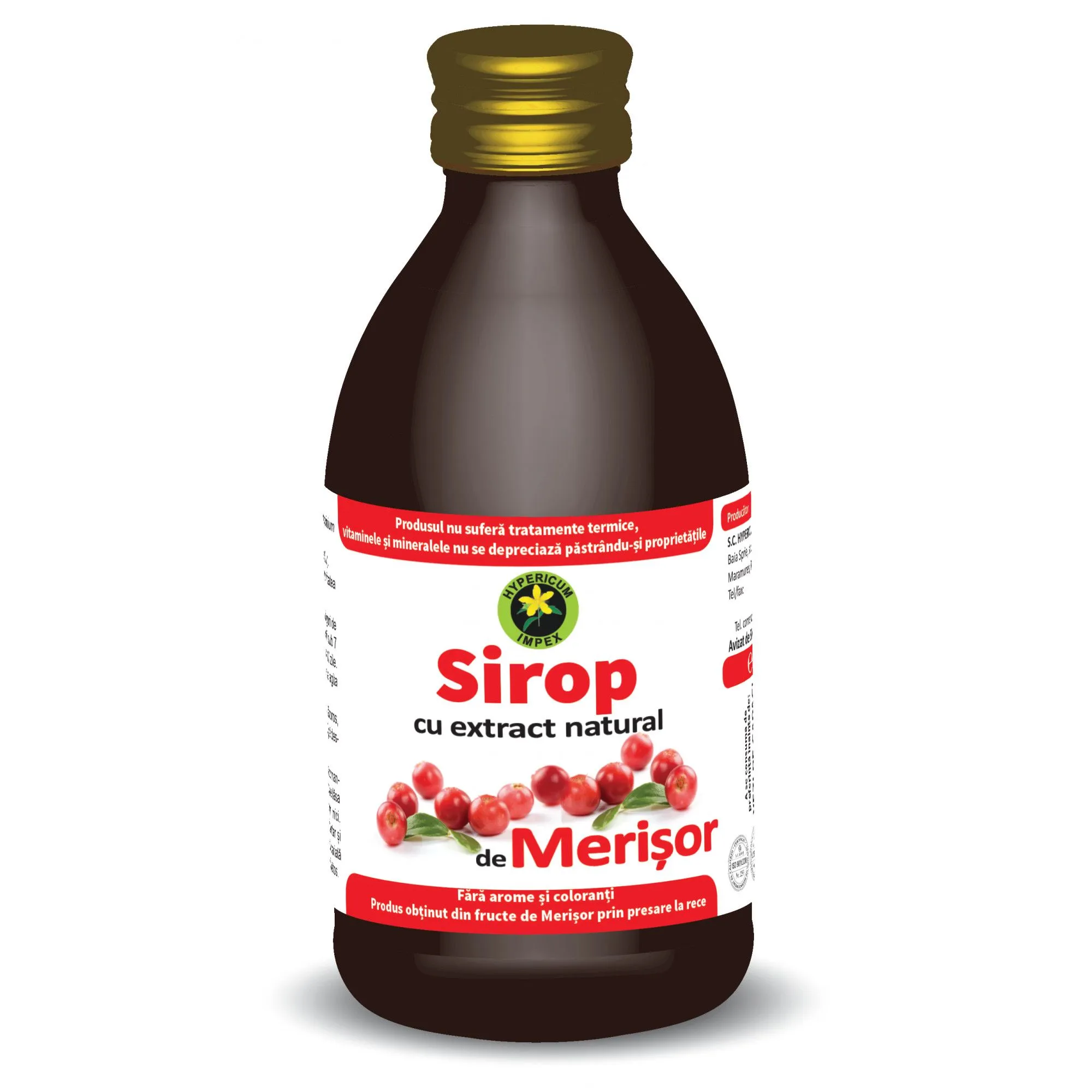 Sirop merisor extr.nat 250ml (Hypericum)