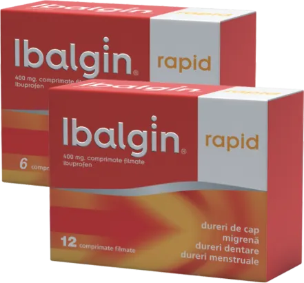 Ibalgin Rapid 400 mg, 12 comprimate, Sanofi