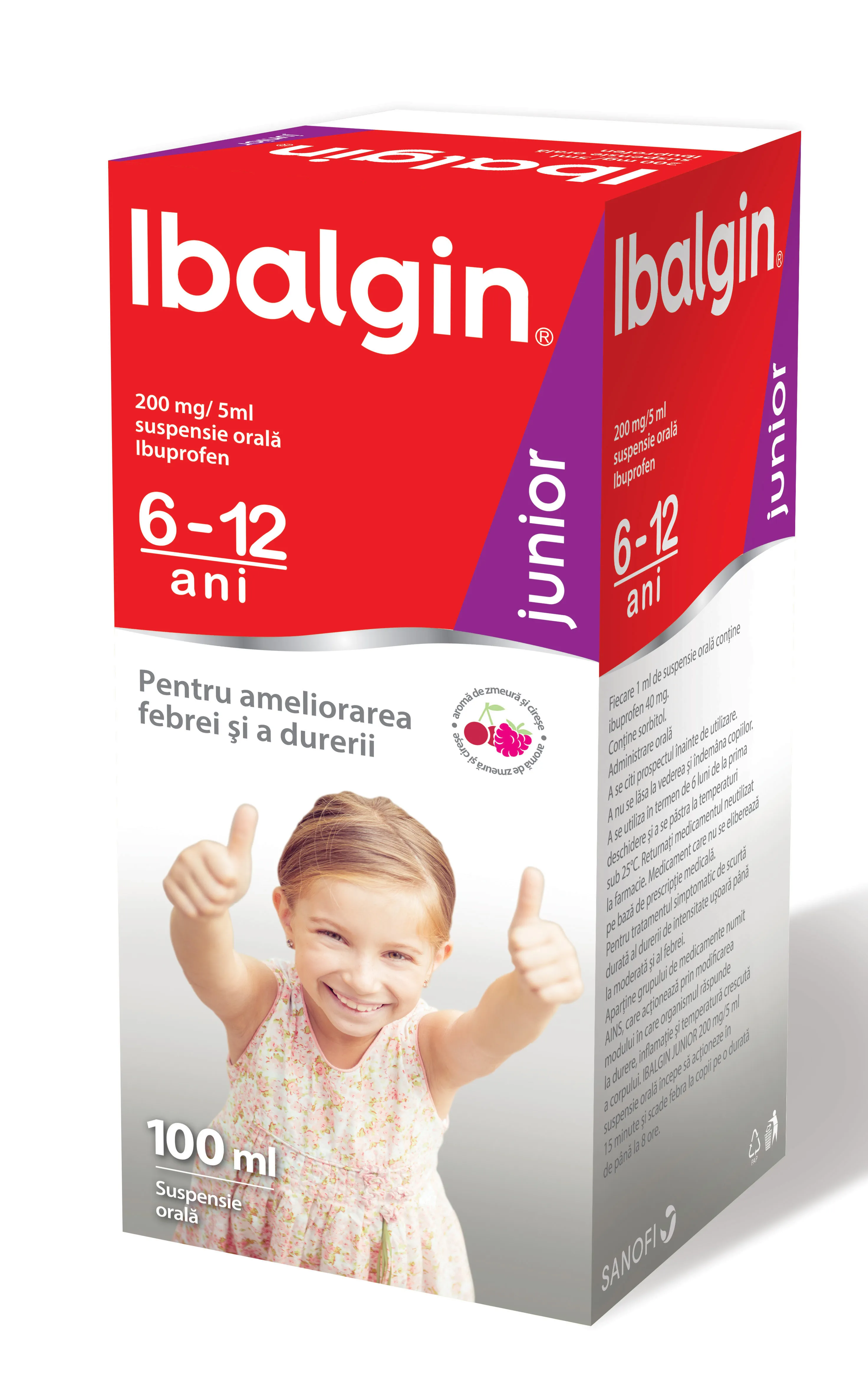 Ibalgin Junior suspensie orala 100ml SANOFI