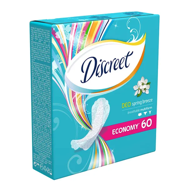 Discreet Deo Spring Breeze, 60 bucati, P&G