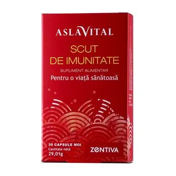 Scut de imunitate pentru o viata sanatoasa, 30 capsule moi, Aslavital