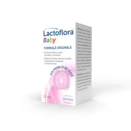 Lactoflora Baby picaturi, 10 ml, Stada