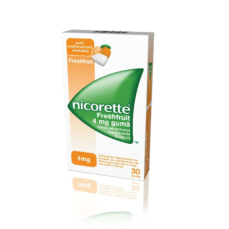 NICORETTE FRESHFRUIT 4MG X 30GUME