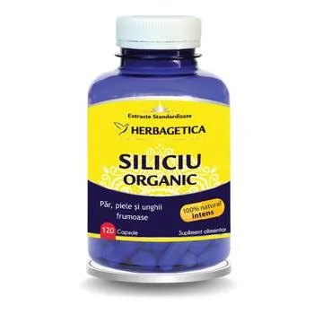 Siliciu Organic, 120 capsule, Herbagetica