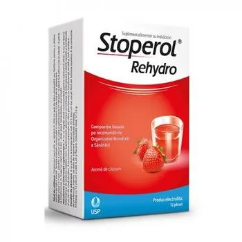 Stoperol Rehydro, 12 plicuri, USP