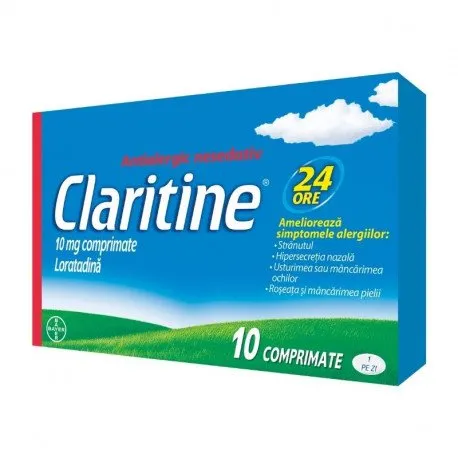 Claritine 10 mg comprimate, Loratadina