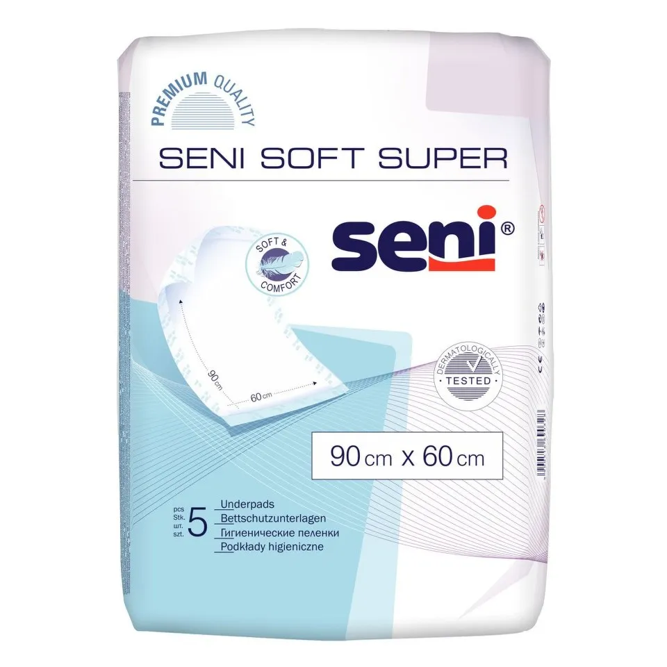 SENI SOFT CEARCEAF INCONTINENTA 90X60CM X 5BUC