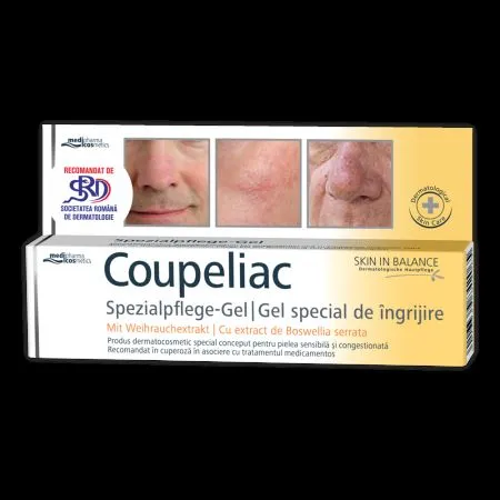 Gel pentru pielea sensibila si congestionanta Coupeliac, 20 ml, Medipharma Cosmetics