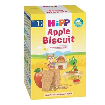 Biscuiti cu mar pentru copii Bio, 150g, HiPP