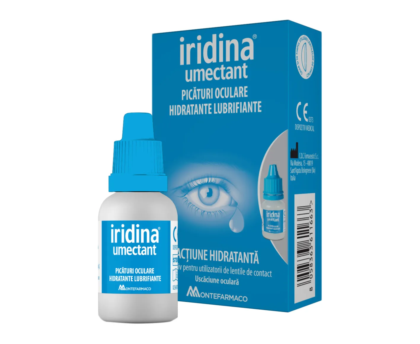 Iridina Umectant Picaturi Oftalmice 10ml