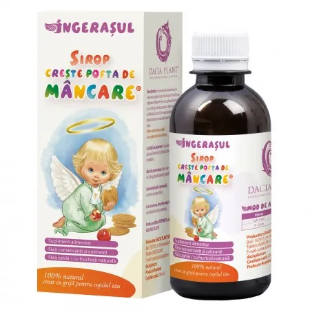 Ingeras-Sirop creste pofta mancare 200ml