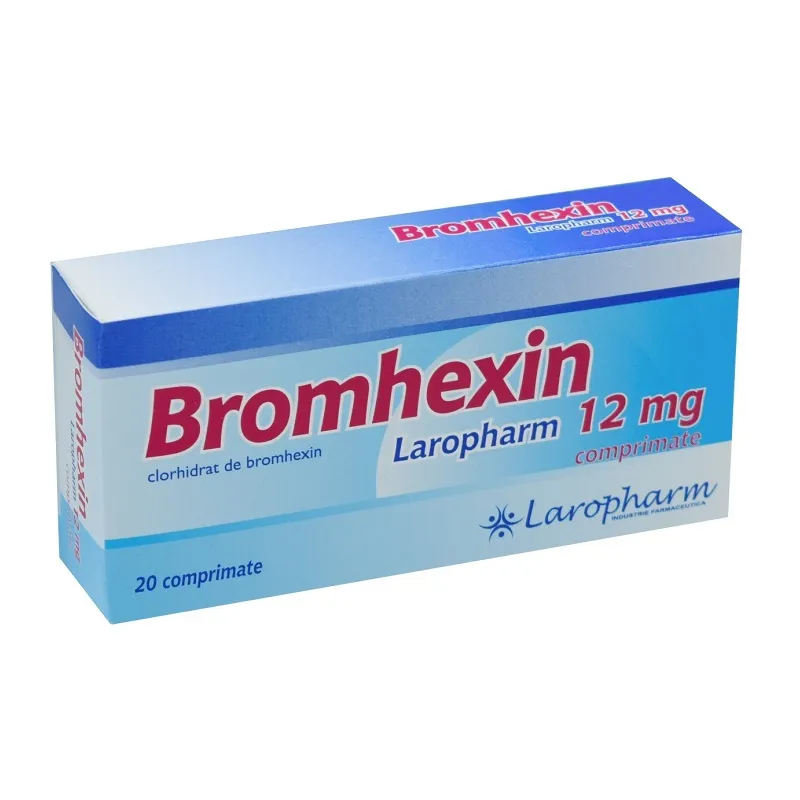 Bromhexin 12 mg, 20 comprimate, Laropharm