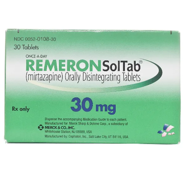 REMERON SOLTAB 30 mg X 30