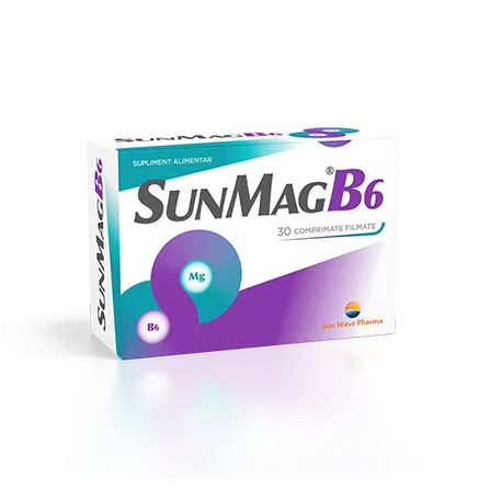 SunMag B6, 30 comprimate filmate, Sun Wave