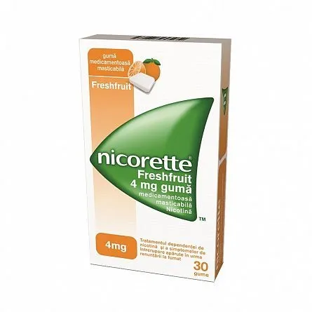 Nicorette FreshFruit 4mg 30gum.med.mast