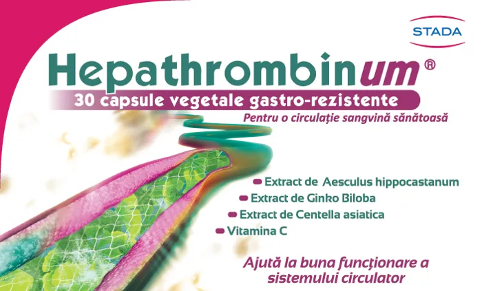 Hepathrombinum, 30 capsule, Stada