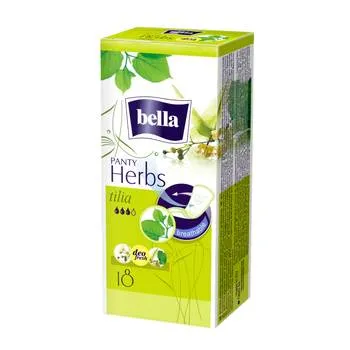 Absorbante zilnice Herbs Panty Floare de tei Mixform, 18 bucati, Bella