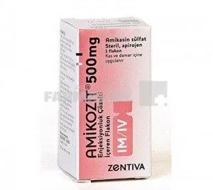 AMIKOZIT R 500 mg/2 ml x 1 SOL. INJ. 500mg/2ml ZENTIVA S.A.