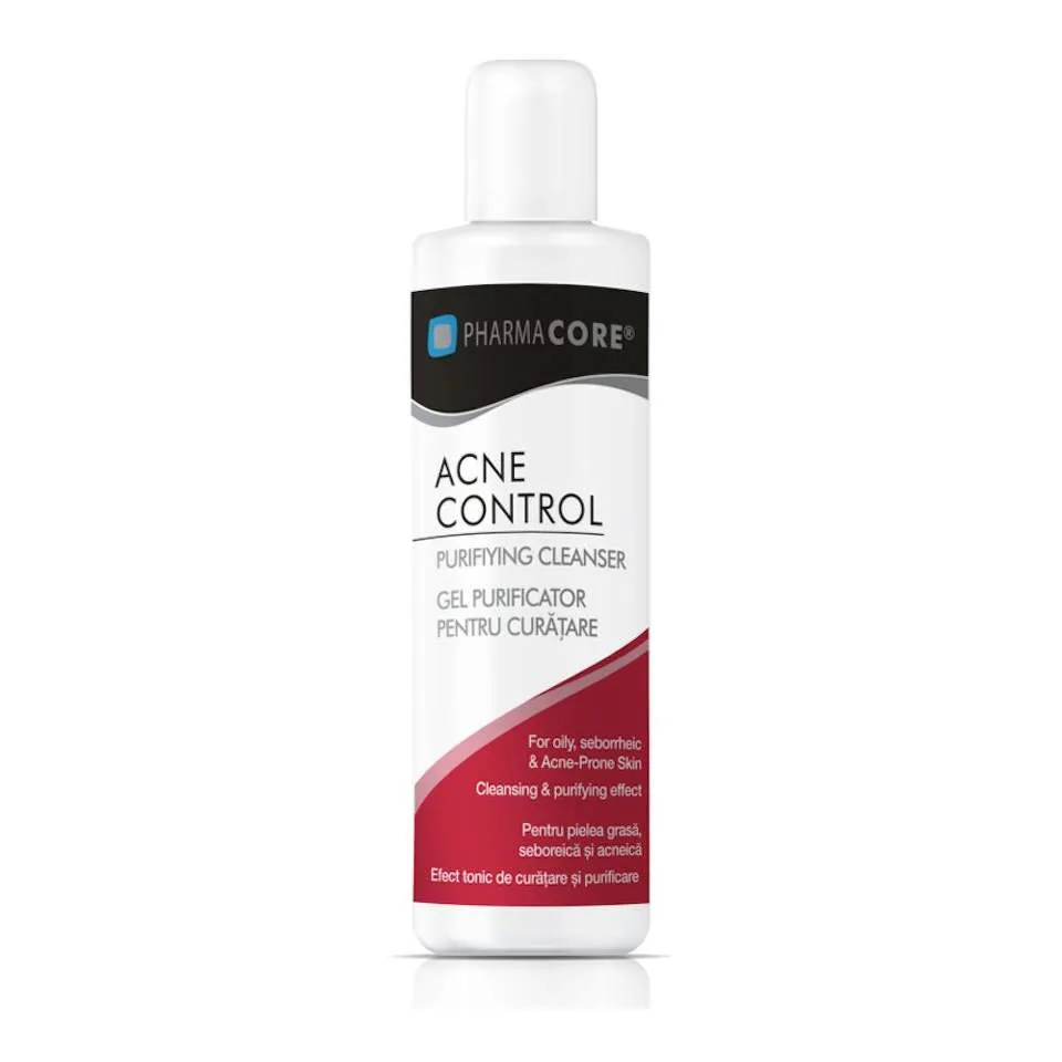 PHARMACORE ACNE CONTROL GEL DE CURATARE 150ML