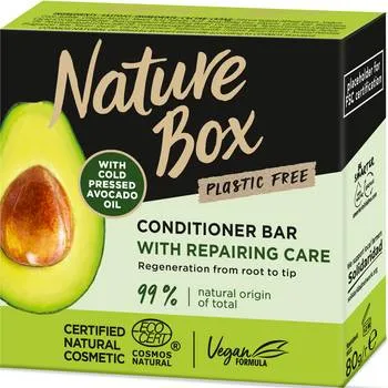 Balsam solid reparator cu ulei de avocado presat la rece, 80g, Nature Box