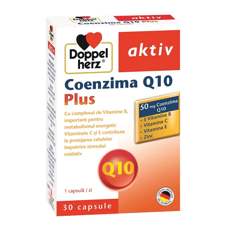 Coenzima Q10 Plus, 30 capsule, Doppelherz